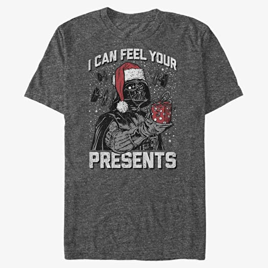 Póló Merch Star Wars - Present Danger Unisex T-Shirt Dark Heather Grey