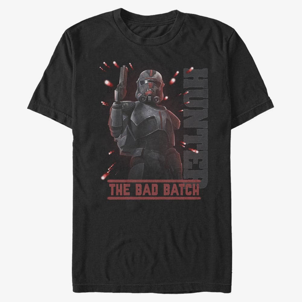 Тениски Merch Star Wars: The Bad Batch - Hunter Batch Unisex T-Shirt Black