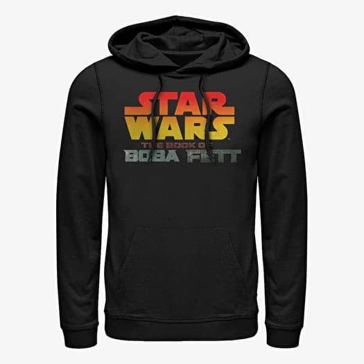 Mikina Merch Star Wars Book of Boba Fett - Star Wars Fett Logo Unisex Hoodie Black