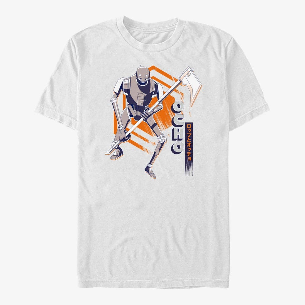 Тениски Merch Star Wars: Visions - Ocho Unisex T-Shirt White