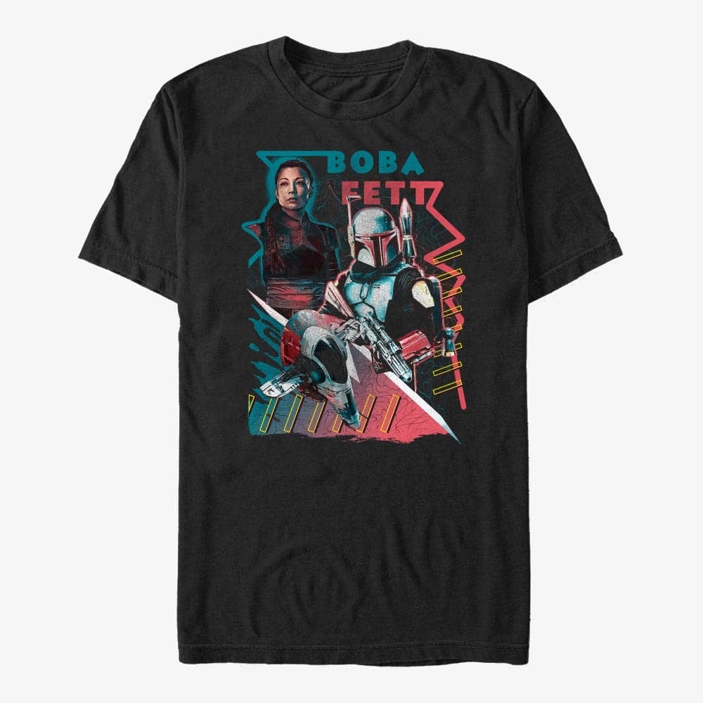Тениски Merch Star Wars The Book Of Boba Fett - Coastal Outlaws Unisex T-Shirt Black