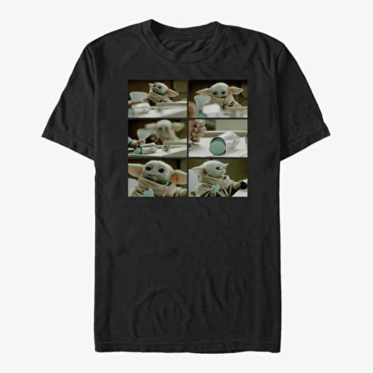 T-shirt Merch Star Wars: The Mandalorian - MandoMon Epi4 Find Unisex T-Shirt Black