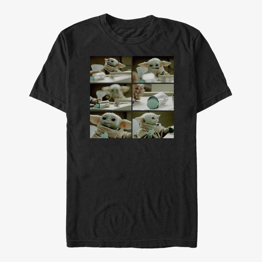 Тениски Merch Star Wars: The Mandalorian - MandoMon Epi4 Find Unisex T-Shirt Black