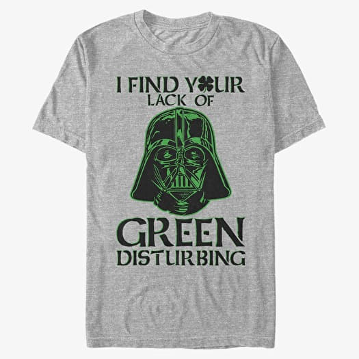 T-skjorte Merch Star Wars: Classic - Vader Pinch Unisex T-Shirt Heather Grey