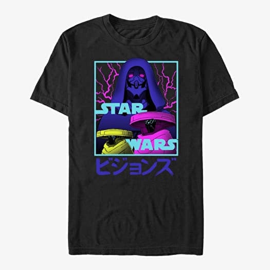 Merch Star Wars: Visions - Metal Faces Unisex T-Shirt Black