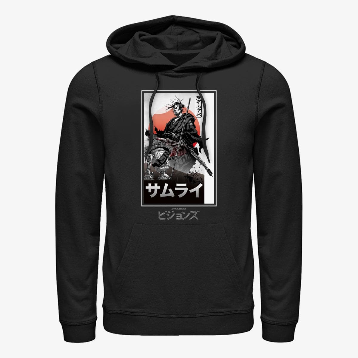 Felpe Merch Star Wars: Visions - TheDuel Jedi Unisex Hoodie Black