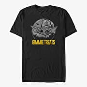 Merch Star Wars: The Mandalorian - Gimme Treats Child Unisex T-Shirt Black