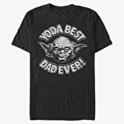 Merch Star Wars: Classic - Yoda Best Dad Unisex T-Shirt Black
