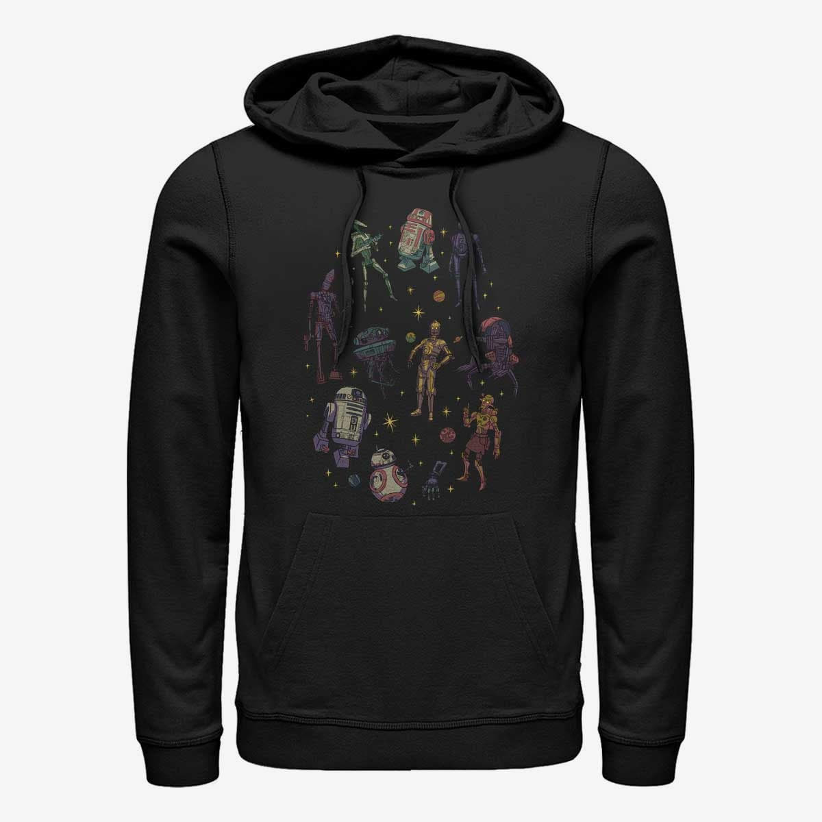 Суитчъри Merch Star Wars: Multiple Fanchise - Sidekick Circle Unisex Hoodie Black