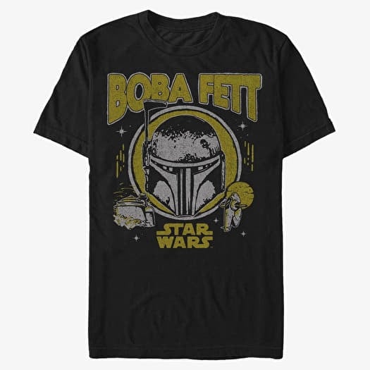 Merch Star Wars Book of Boba Fett - Big Boba Unisex T-Shirt Black