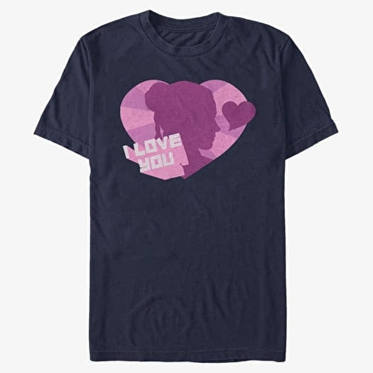T-shirt Merch Star Wars: Classic - Luv you Sil Unisex T-Shirt Navy Blue