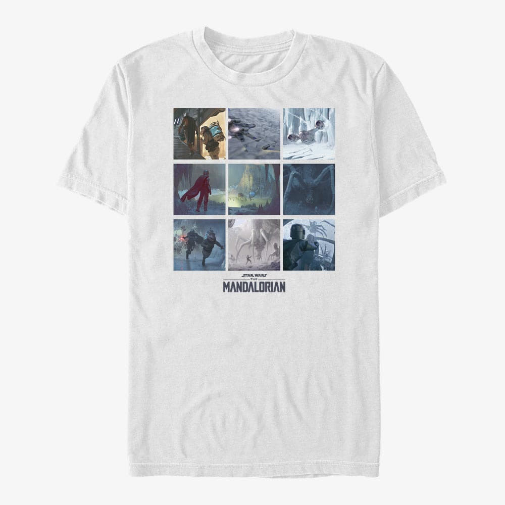 Тениски Merch Star Wars: The Mandalorian - MandoMon Epi2 Message Unisex T-Shirt White