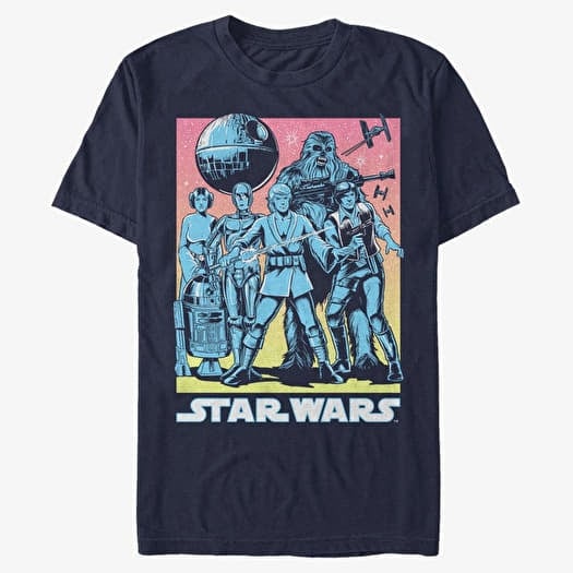 T-shirt Merch Star Wars: Classic - Rebels Are Go Unisex T-Shirt Navy Blue