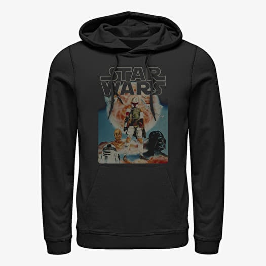 Merch Star Wars: Classic - Fett Sun Unisex Hoodie Black