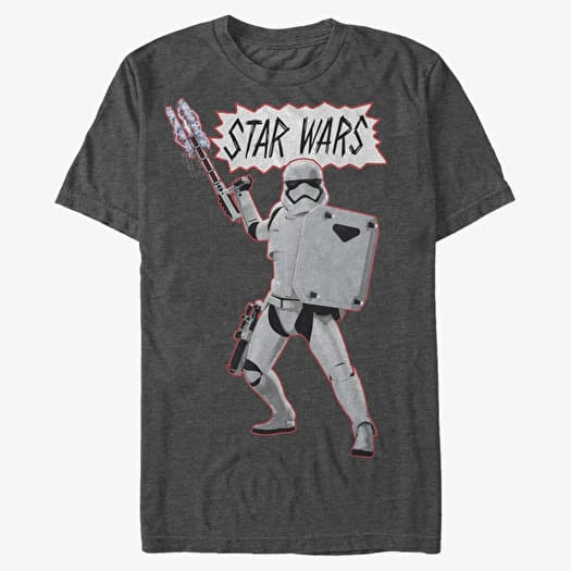 Camiseta Merch Star Wars: Episode 7 - War Unisex T-Shirt Dark Heather Grey