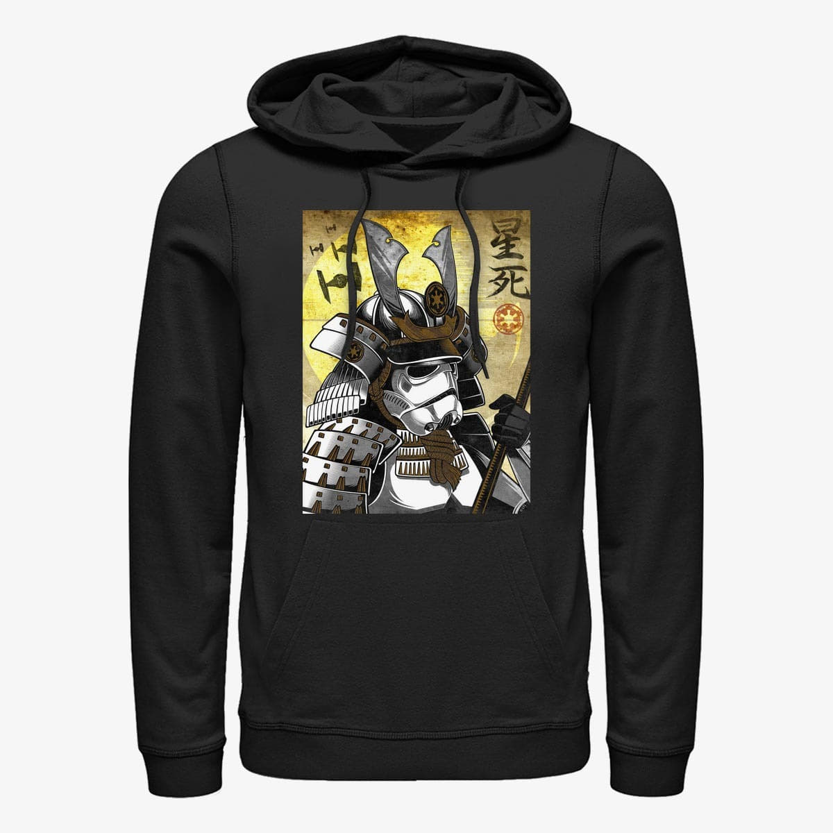 Суитчъри Merch Star Wars - Samurai Trooper Unisex Hoodie Black