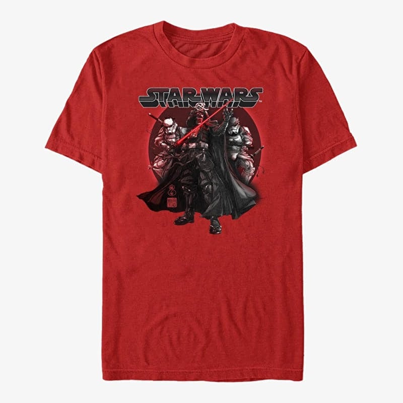 Merch Star Wars: Visions - VISION VADER Unisex T-Shirt Red
