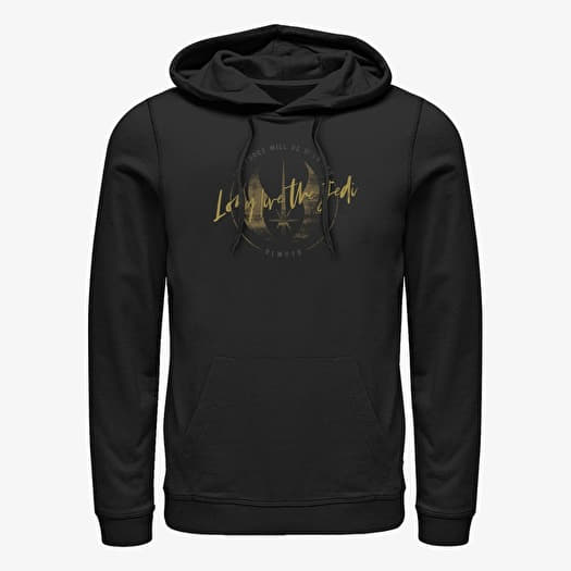 Sweat-shirt Merch Star Wars Obi-Wan - Long Live Jedi Crest Unisex Hoodie Black