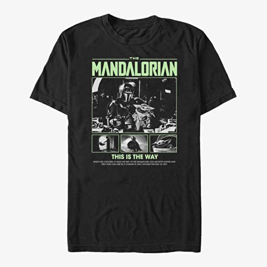 Merch Star Wars: The Mandalorian - Origins Unisex T-Shirt Black