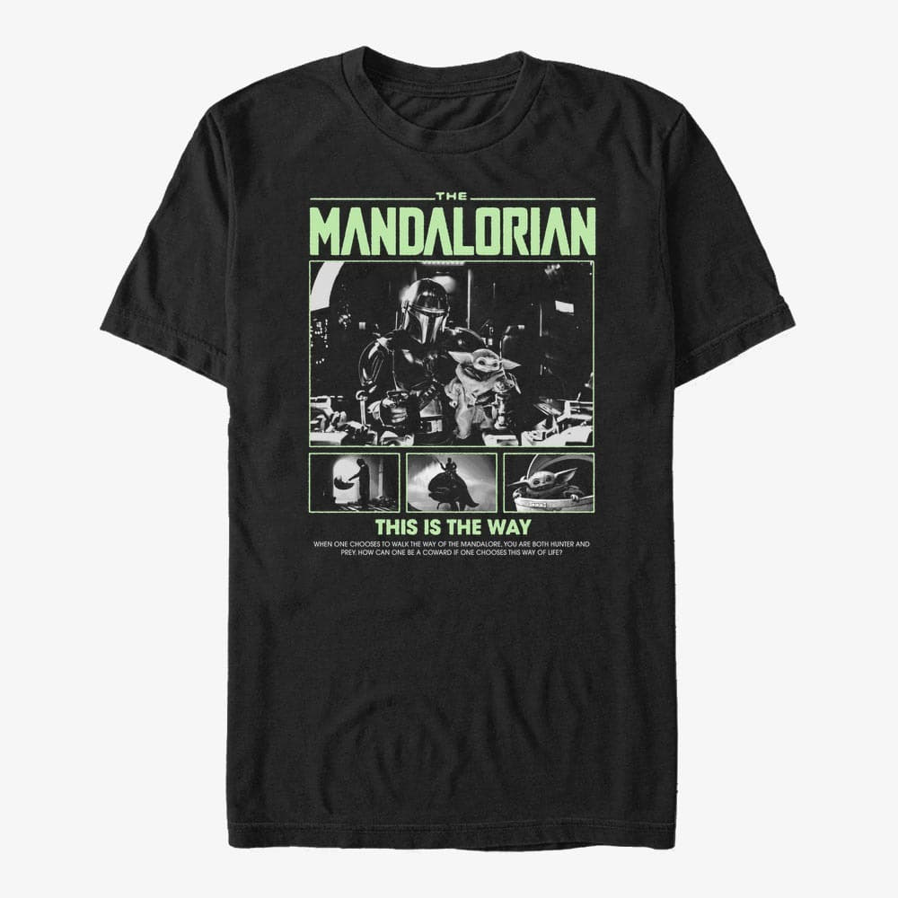 Тениски Merch Star Wars: The Mandalorian - Origins Unisex T-Shirt Black
