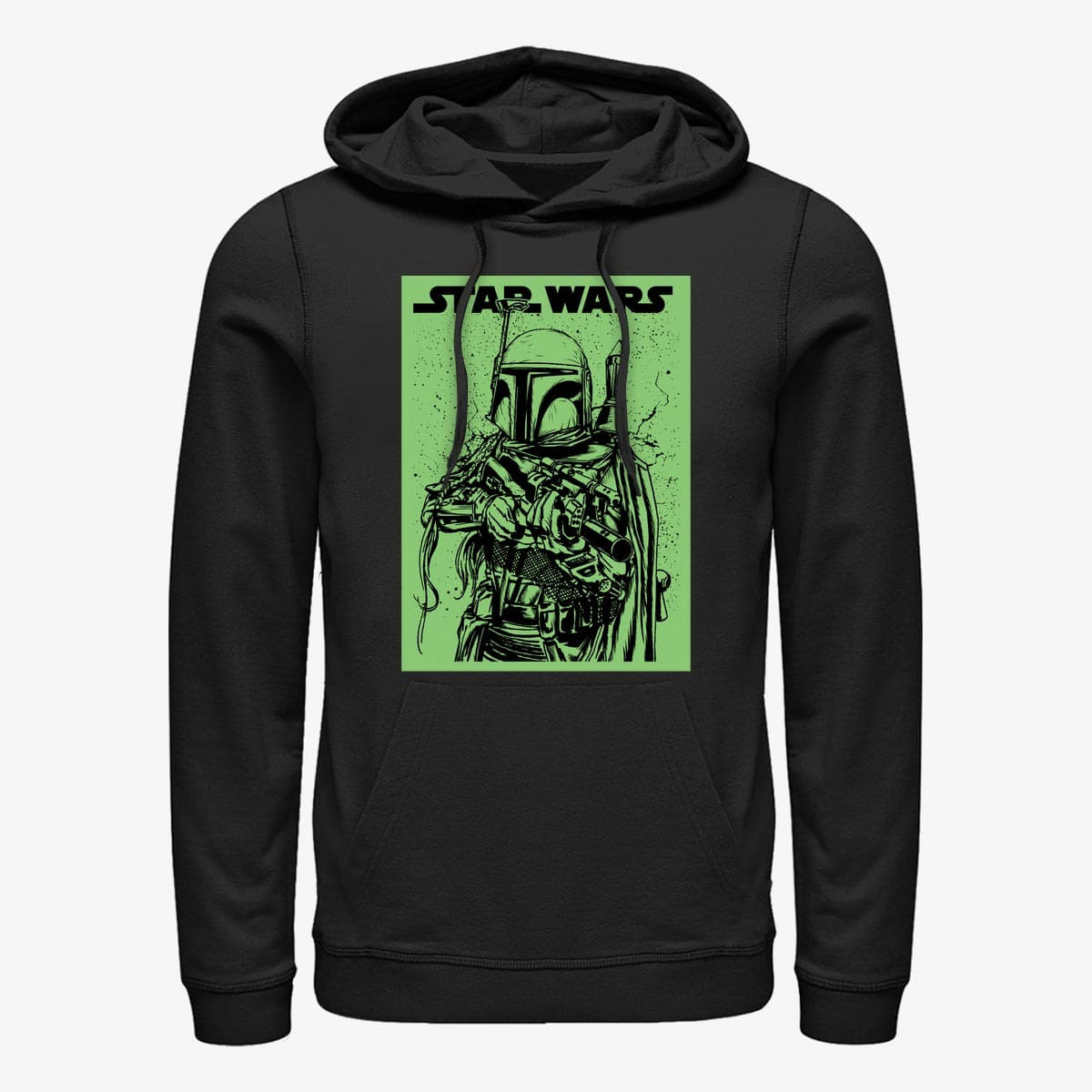 Bluzy Merch Star Wars: Classic - Super Fett Unisex Hoodie Black