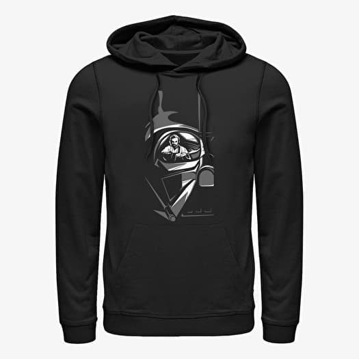 Sweat-shirt Merch Star Wars Obi-Wan - Vader Reflection Graphic Unisex Hoodie Black