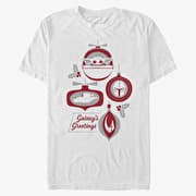 Merch Star Wars: The Mandalorian - Galaxys Greetings Unisex T-Shirt White
