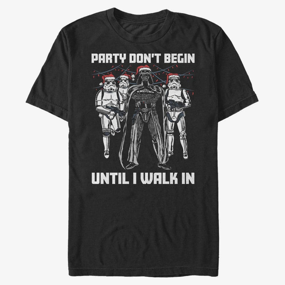 Тениски Merch Star Wars: Classic - Party Dont Begin Unisex T-Shirt Black