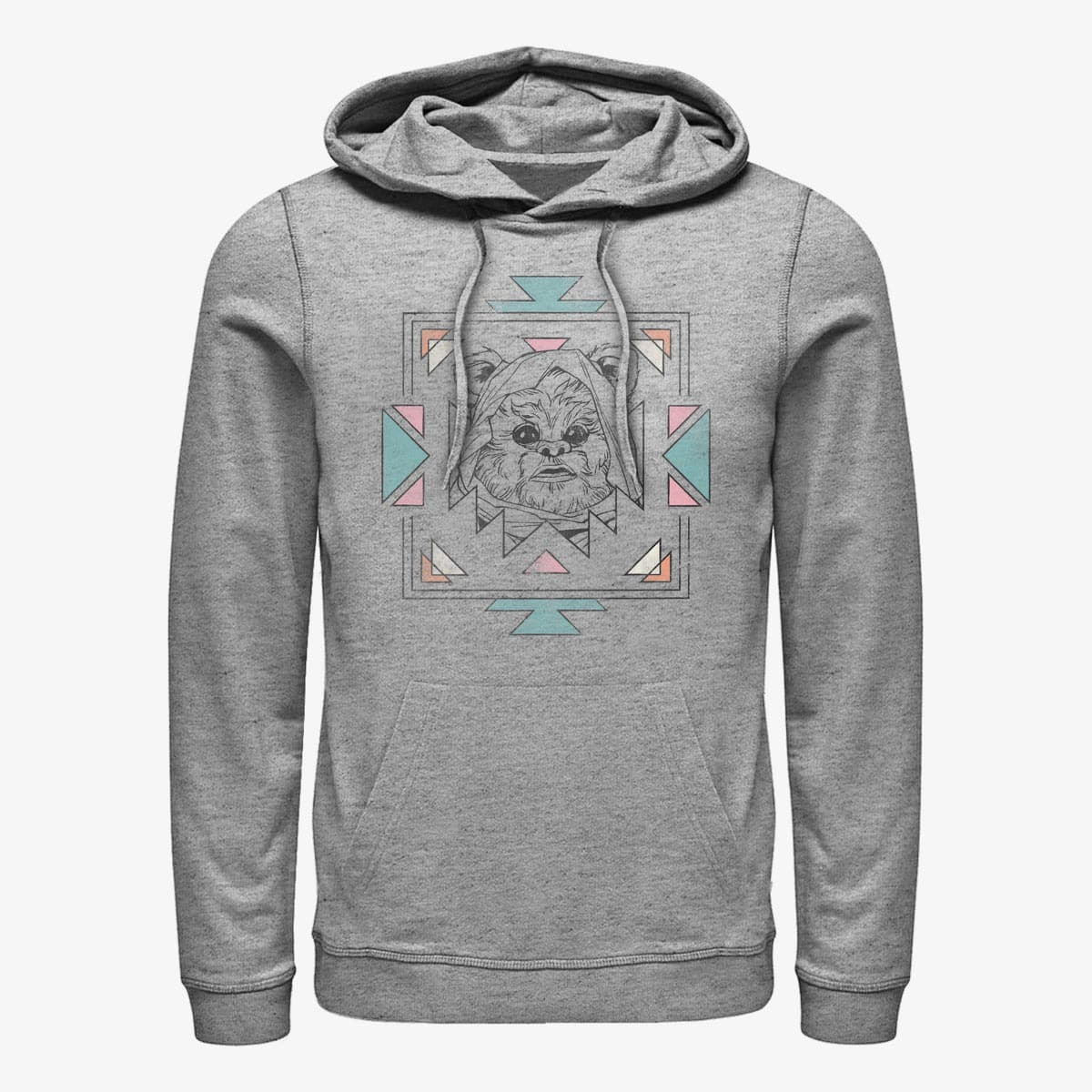 Суитчъри Merch Star Wars - EWOK NATIVE Unisex Hoodie Heather Grey