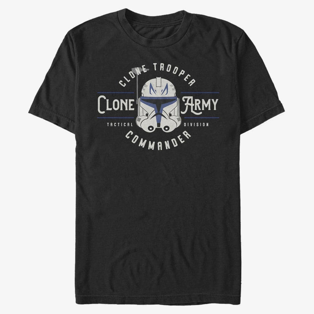 T-shirts Merch Star Wars: Clone Wars - Clone Army Emblem Unisex T-Shirt Black