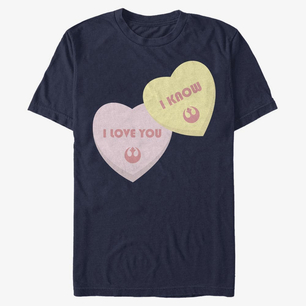 Trička Merch Star Wars: Classic - Candy Wars Unisex T-Shirt Navy Blue