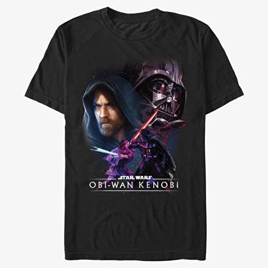 T-shirt Merch Star Wars Obi-Wan - Big Face Off Unisex T-Shirt Black