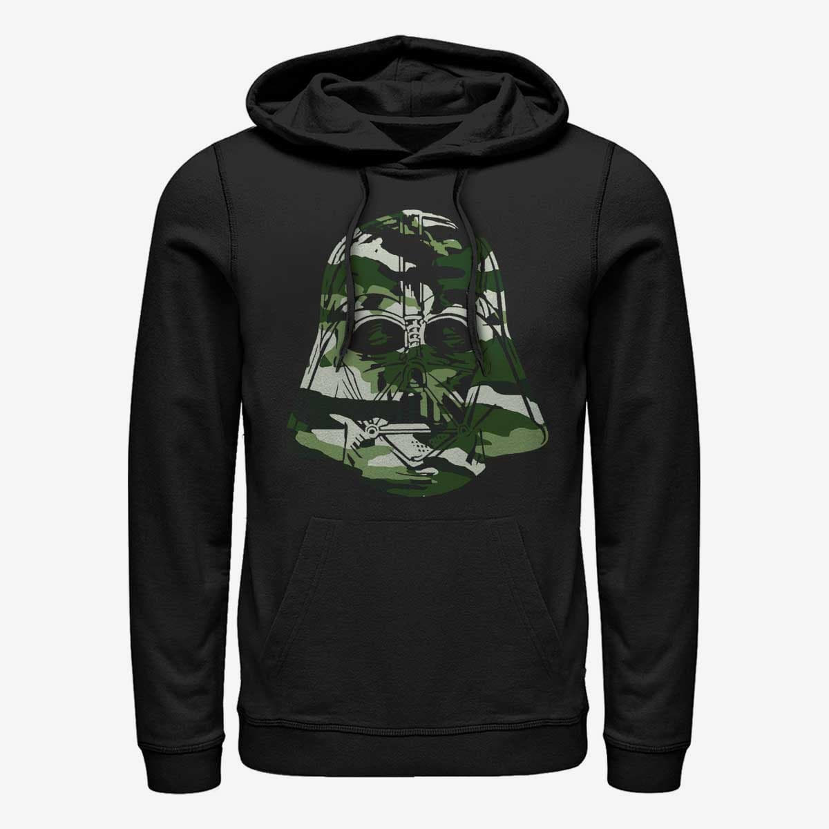 Суитчъри Merch Star Wars - Camo Vader Green Unisex Hoodie Black