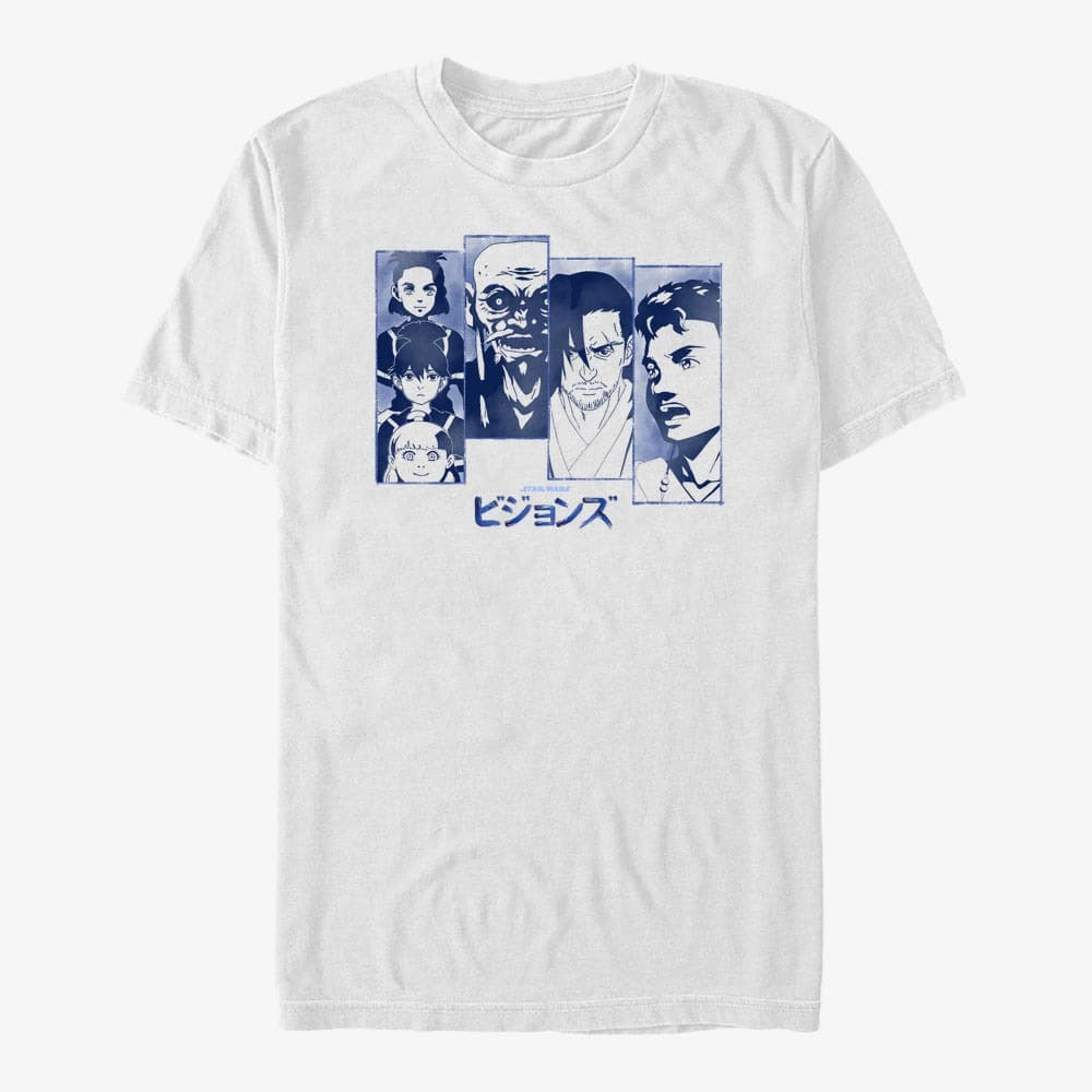 T-Shirts Merch Star Wars: Visions - THE ELDER 4 UP Unisex T-Shirt White