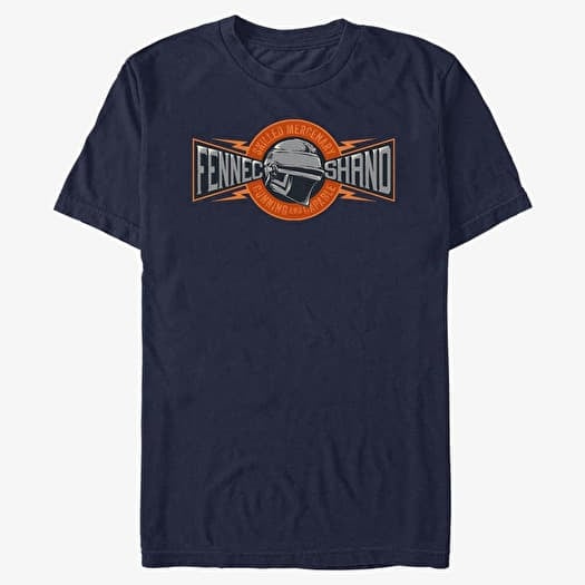 T-krekls Merch Star Wars Book of Boba Fett - Fennec Skilled Mercenary Unisex T-Shirt Navy Blue