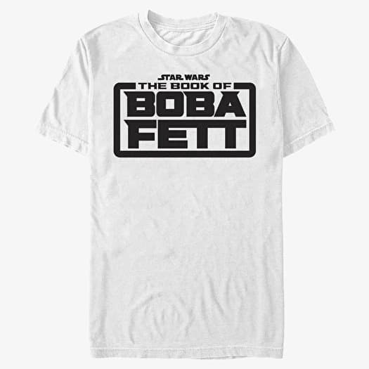 T-shirt Merch Star Wars Book of Boba Fett - Basic Logo Unisex T-Shirt White