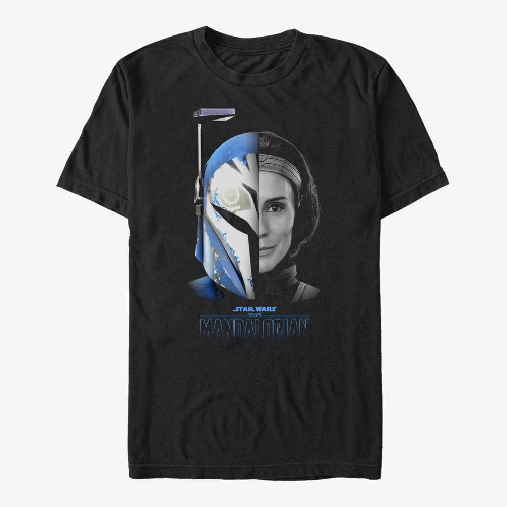 majice kratkih rukava Merch Star Wars: The Mandalorian - MandoMon Epi3 Arrival Unisex T-Shirt Black