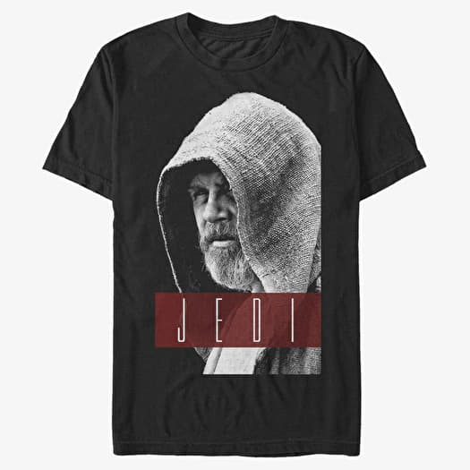 T-shirt Merch Star Wars: Episode 7 - Luke Jedi Unisex T-Shirt Black