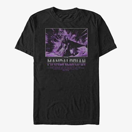 Merch Star Wars: The Mandalorian - Into the Light Unisex T-Shirt Black