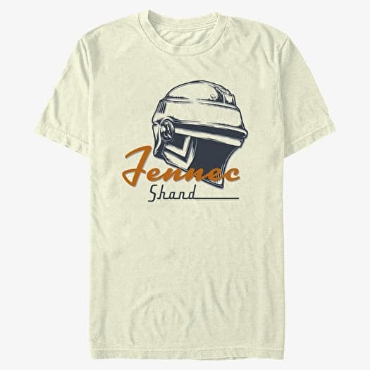 T-särk Merch Star Wars Book of Boba Fett - Fennec Helmet Unisex T-Shirt Natural