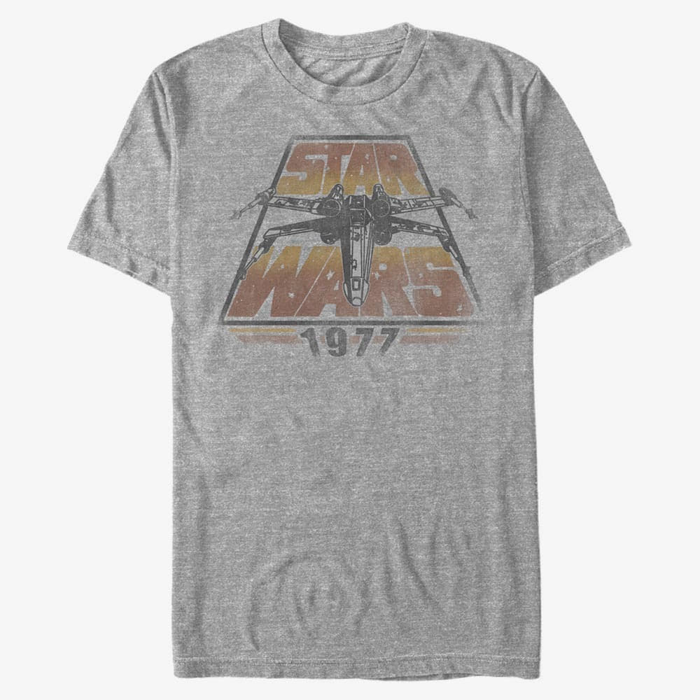 T-shirts Merch Star Wars: Classic - Space Travel Unisex T-Shirt Heather Grey