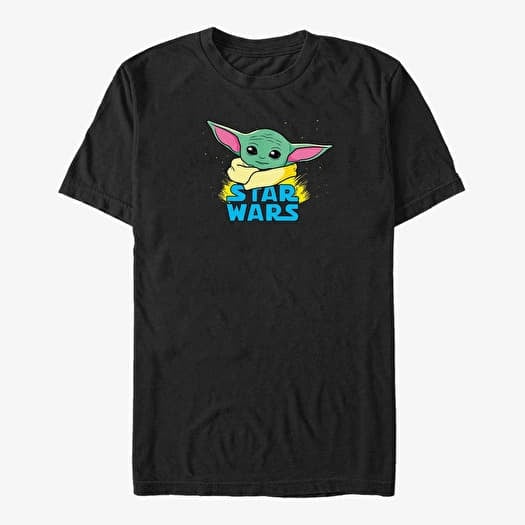 T-shirt Merch Star Wars: The Mandalorian - The Child Profile Logo Unisex T-Shirt Black