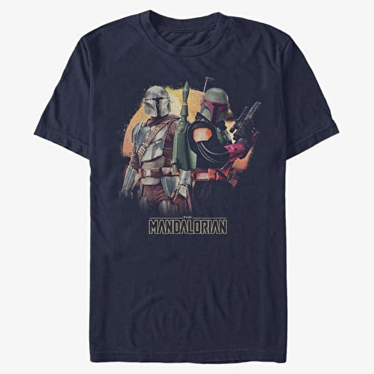 T-shirt Merch Star Wars: The Mandalorian - MandoMon Epi6 Need a Break Unisex T-Shirt Navy Blue