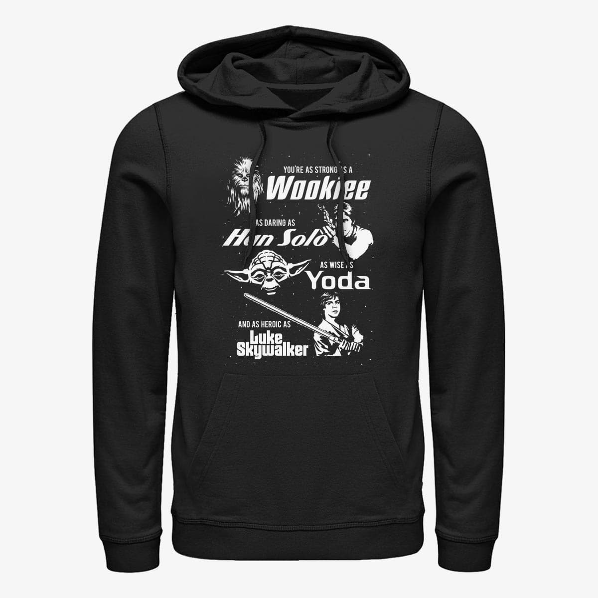 Суитчъри Merch Star Wars: Classic - Dad Force Unisex Hoodie Black