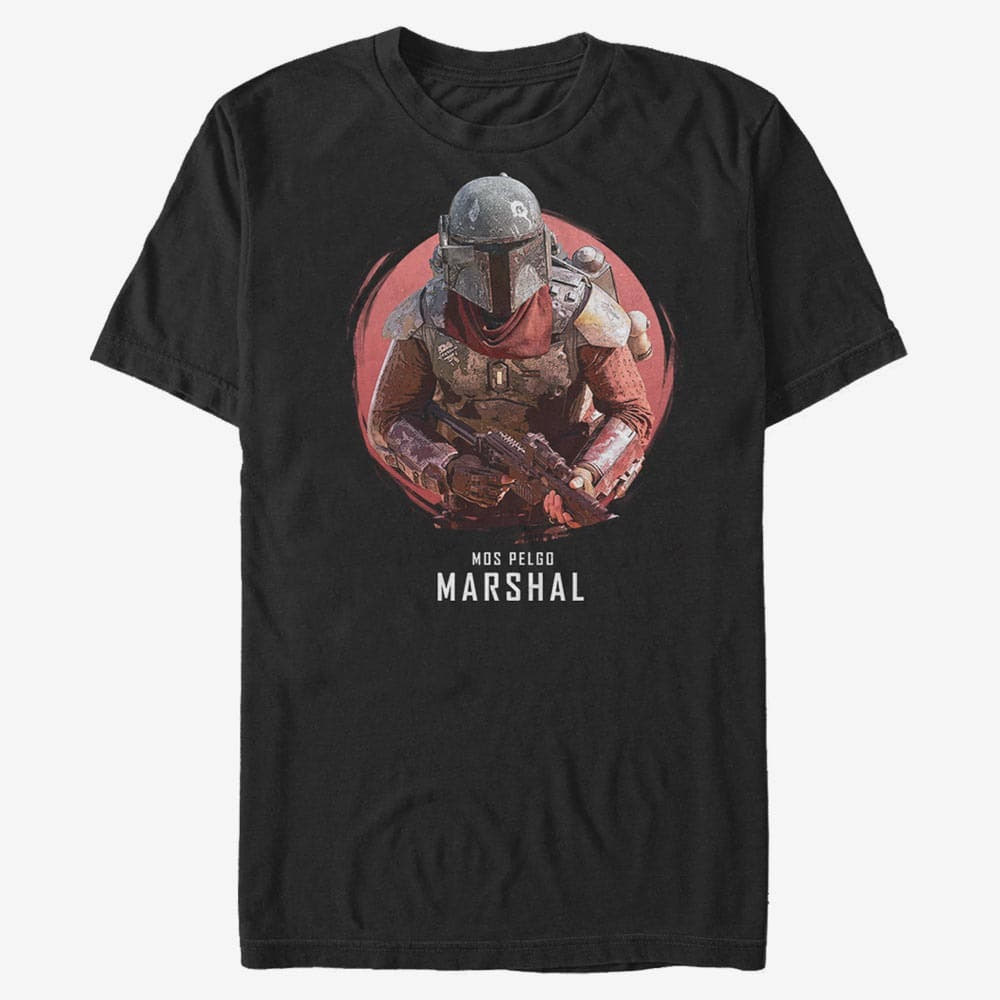 Trička Merch Star Wars: The Mandalorian - MandoMon Epi Solar Unisex T-Shirt Black