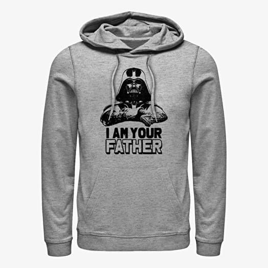 Sweatshirt Merch Star Wars: Classic - Darth Father Unisex Hoodie Heather Grey