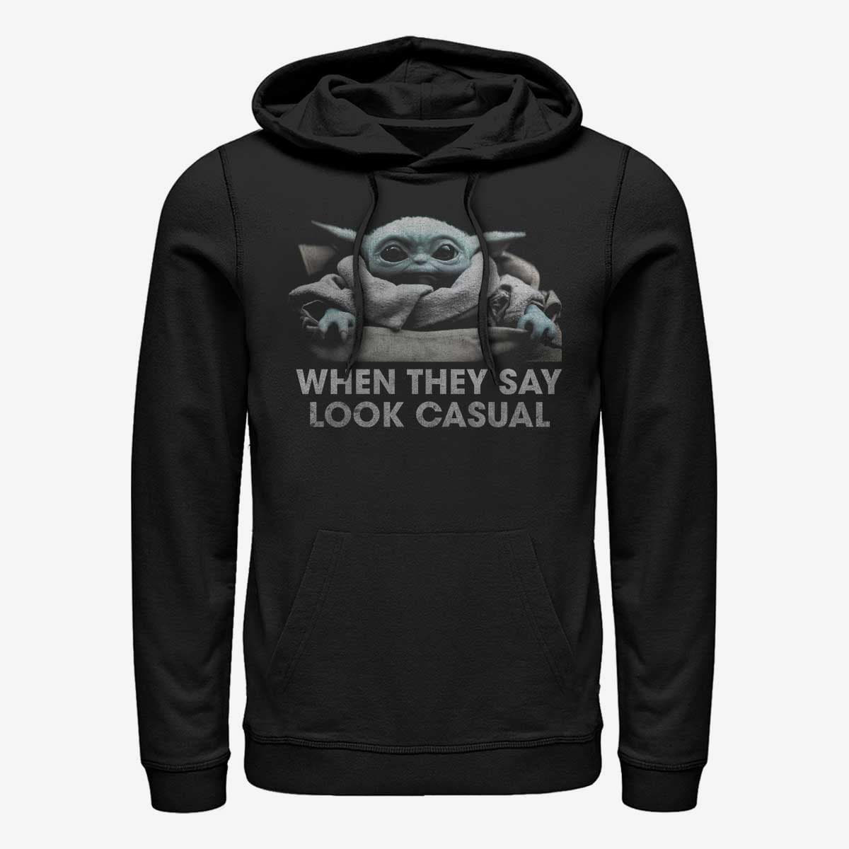 Суитчъри Merch Star Wars: Mandalorian - Look Casual Unisex Hoodie Black