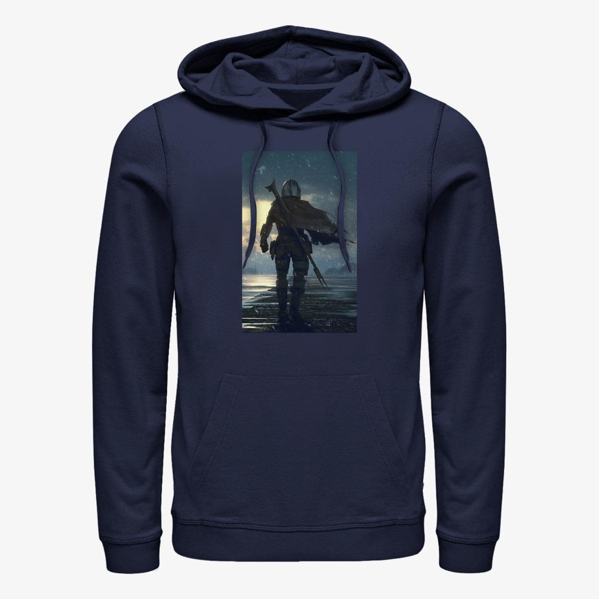 Суитчъри Merch Star Wars: The Mandalorian - The Way Unisex Hoodie Navy Blue