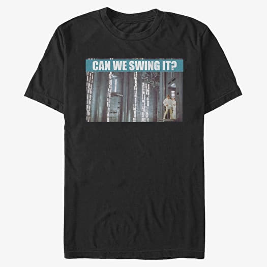 T-shirt Merch Star Wars: Classic - Can We Swing It Unisex T-Shirt Black