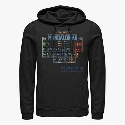 Merch Star Wars: The Mandalorian - Table Of Mando Unisex Hoodie Black